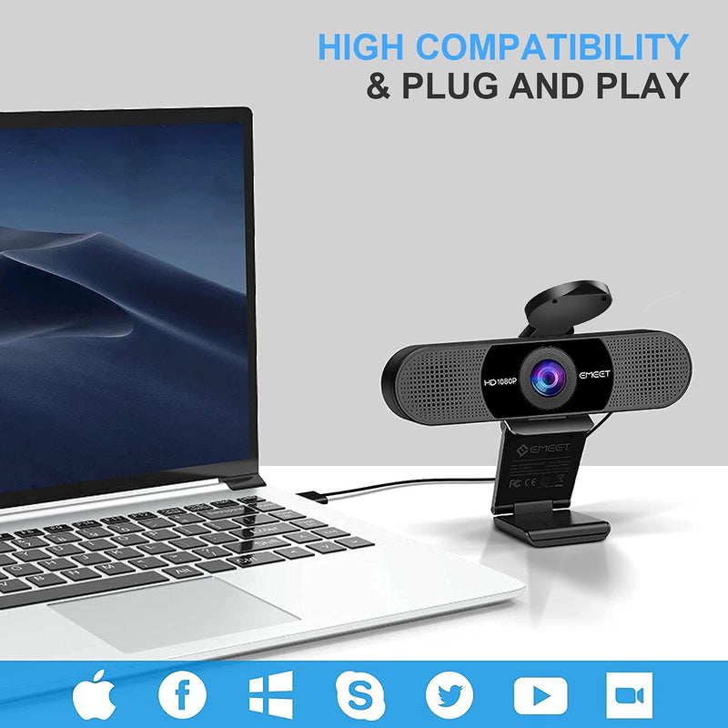 WEBCAM FULL HD COM MICROFONE - BaratinhosDANET