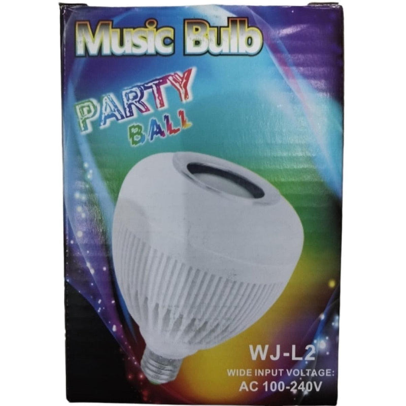 Lampada Bluetooth Com Led Rgb Musica + Controle Remoto - BaratinhosDANET