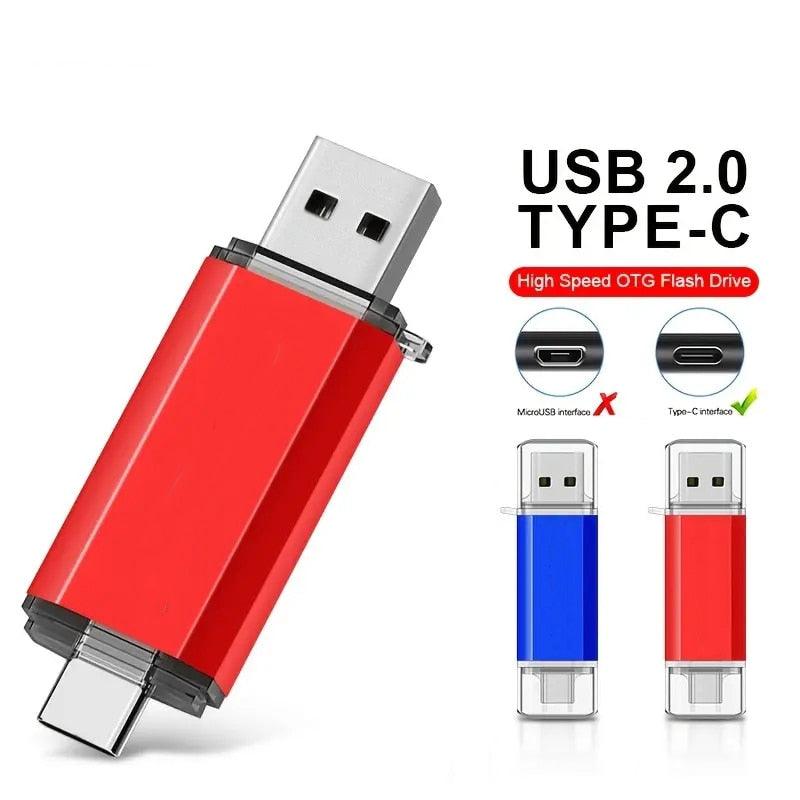 PENDRIVE PARA CELULAR E PC / OPÇÃO 64GB E 128GB - BaratinhosDANET